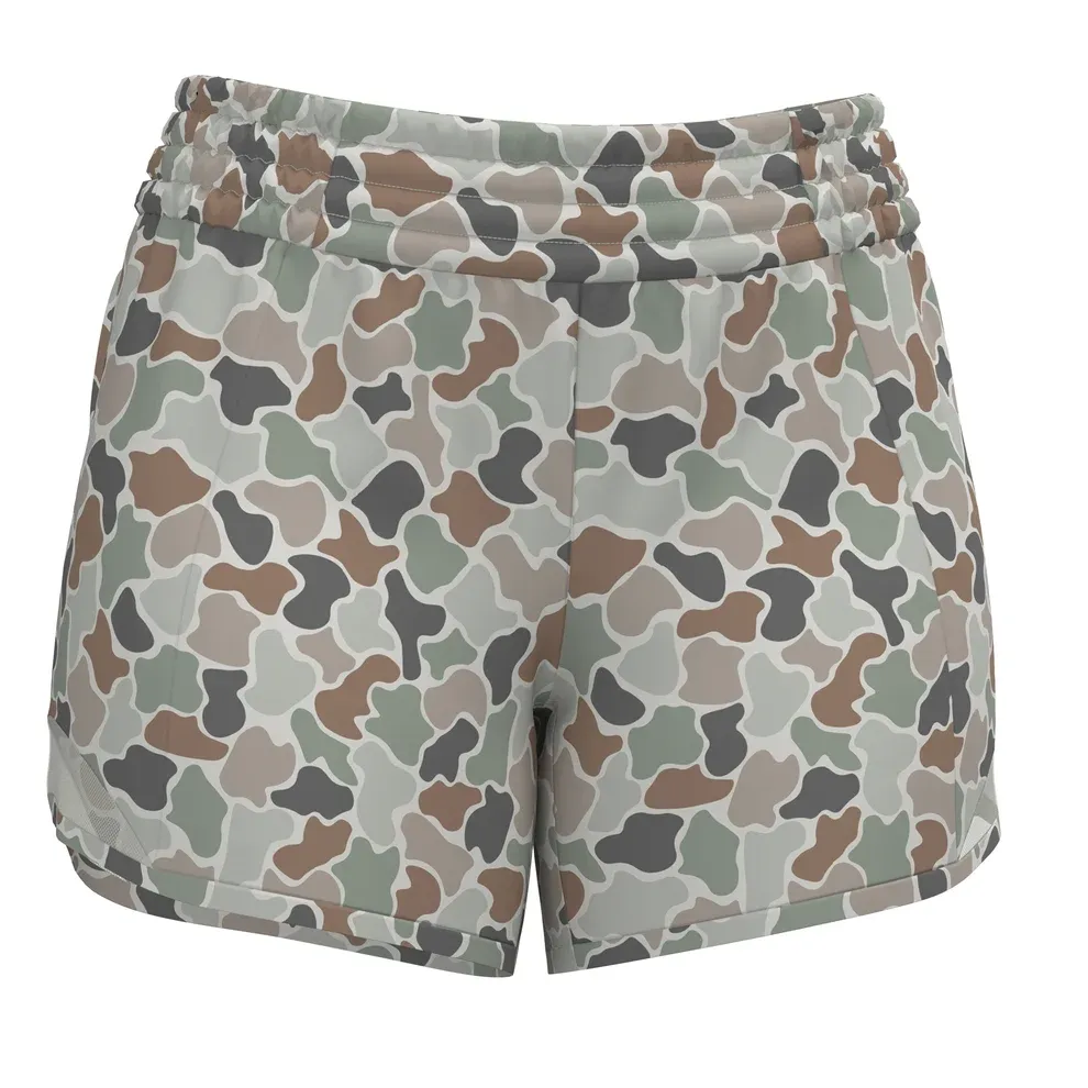 LG Youth Vista Shorts - Forest Camo Flora