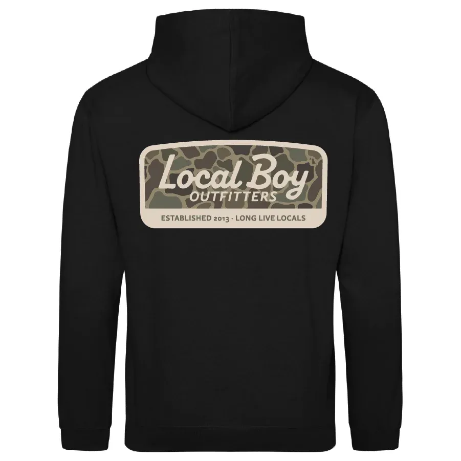 Toddler Brushwood Hoodie -  Brush Camo Mark - Black