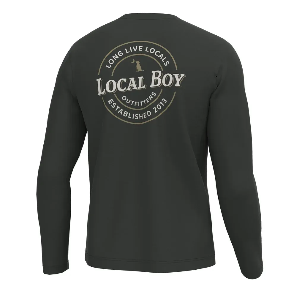 Youth Graphic Long Sleeve HB Crew Local Standard - Gray
