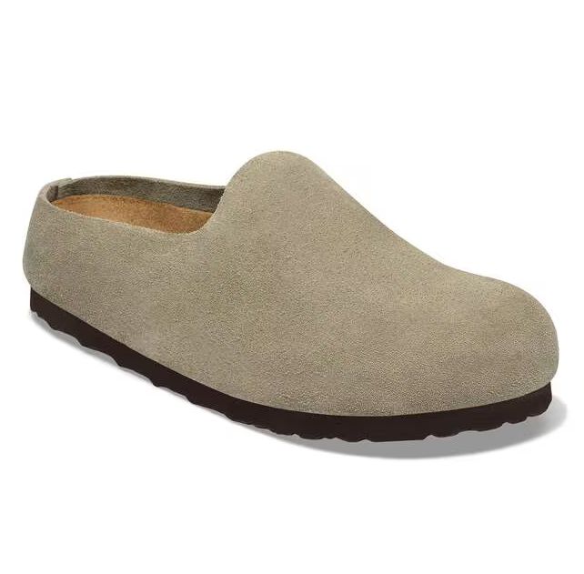Amsterdam Wrapped Suede Mules - Taupe