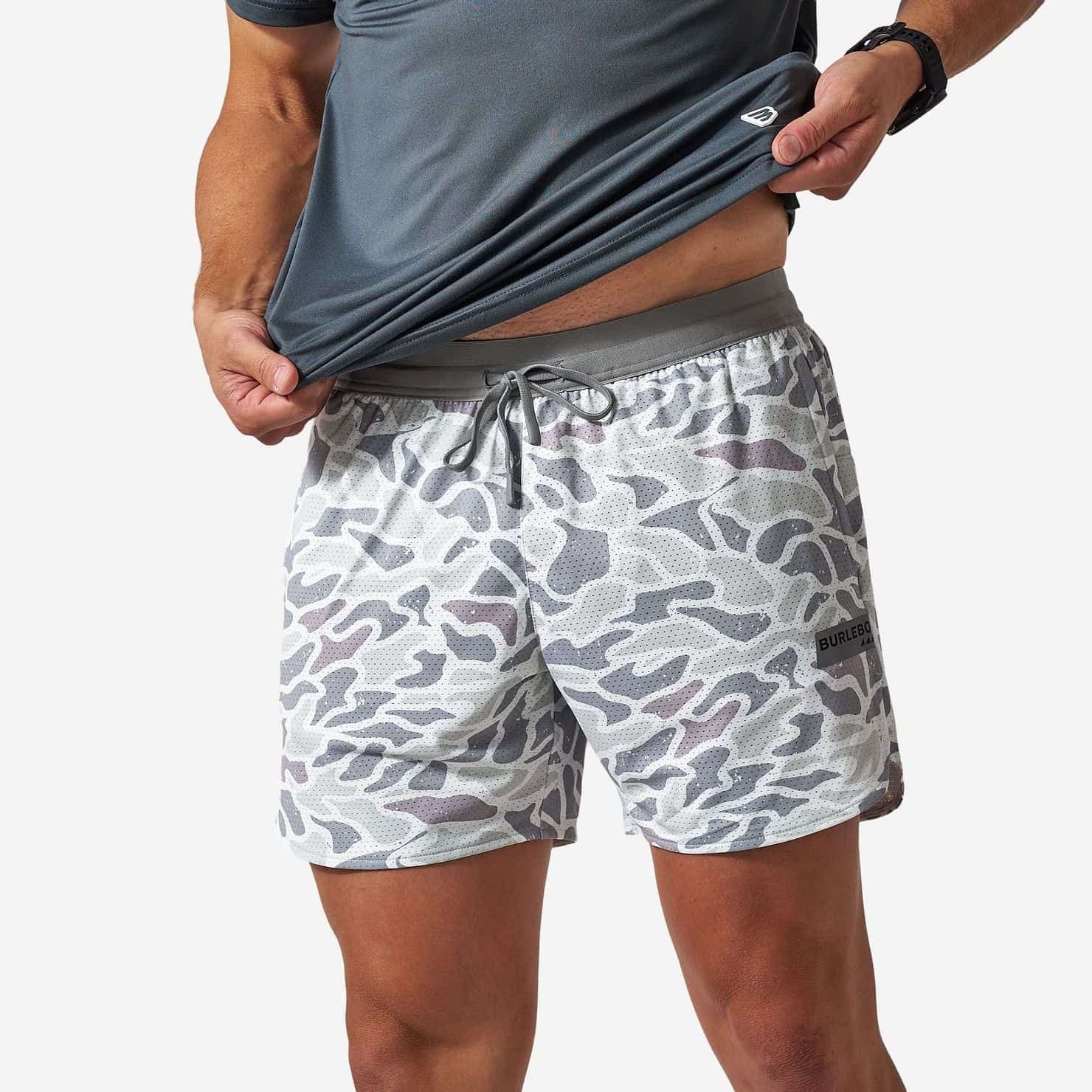 Mesh Training Shorts - White Camo