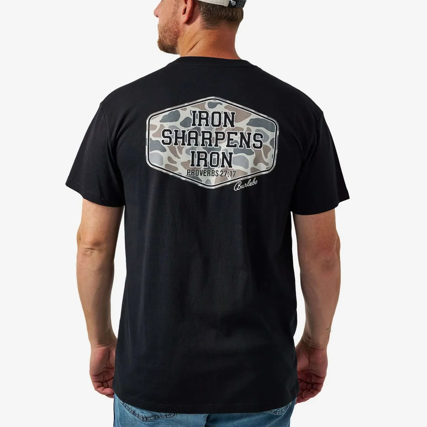 Iron Sharpens Iron Short Sleeve Tee - Black