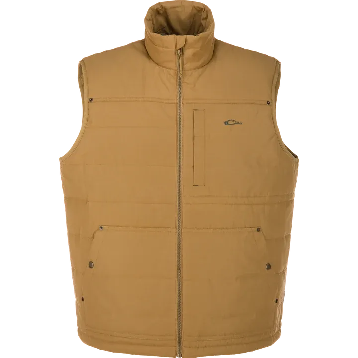 Delta Featherless Down Vest - Field Khaki