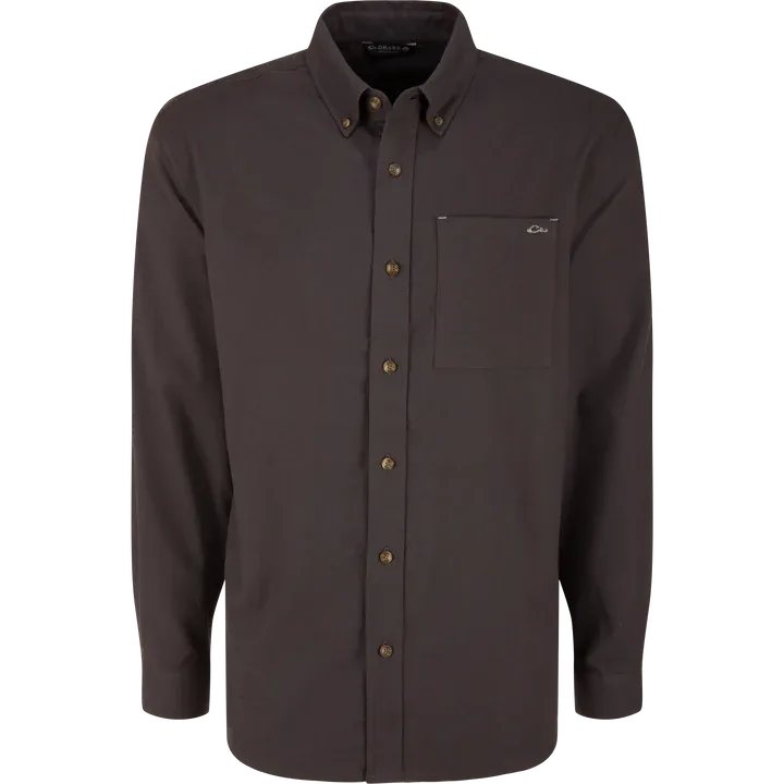 Autumn Flannel Shirt - Dark Woods Brown