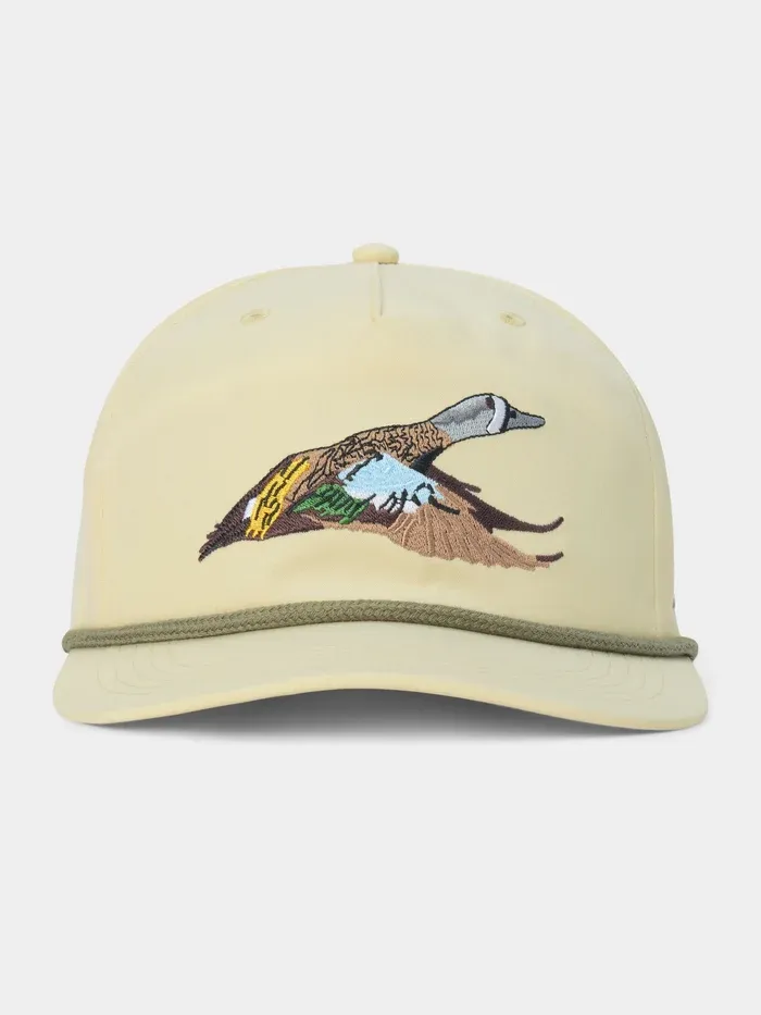 Blue Winged Teal Rope Hat - Ivory
