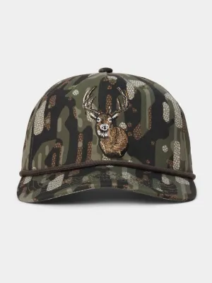 Whitetail Rope Hat - Woodland Camo