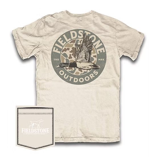 Youth Mallard Shield Short Sleeve Tee - Ivory