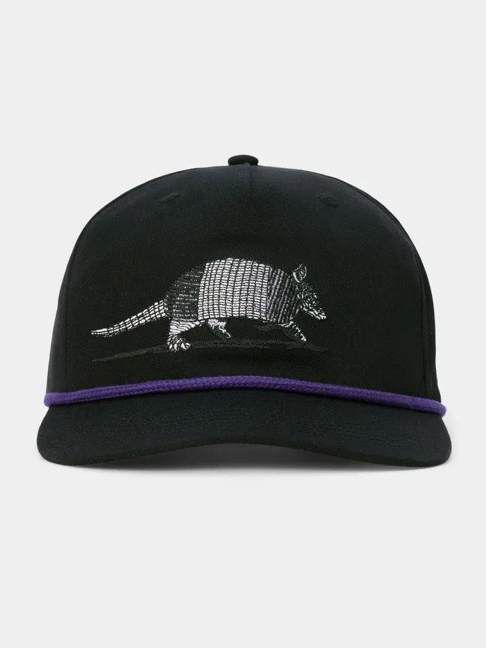 Armadillo Rope Hat - Black