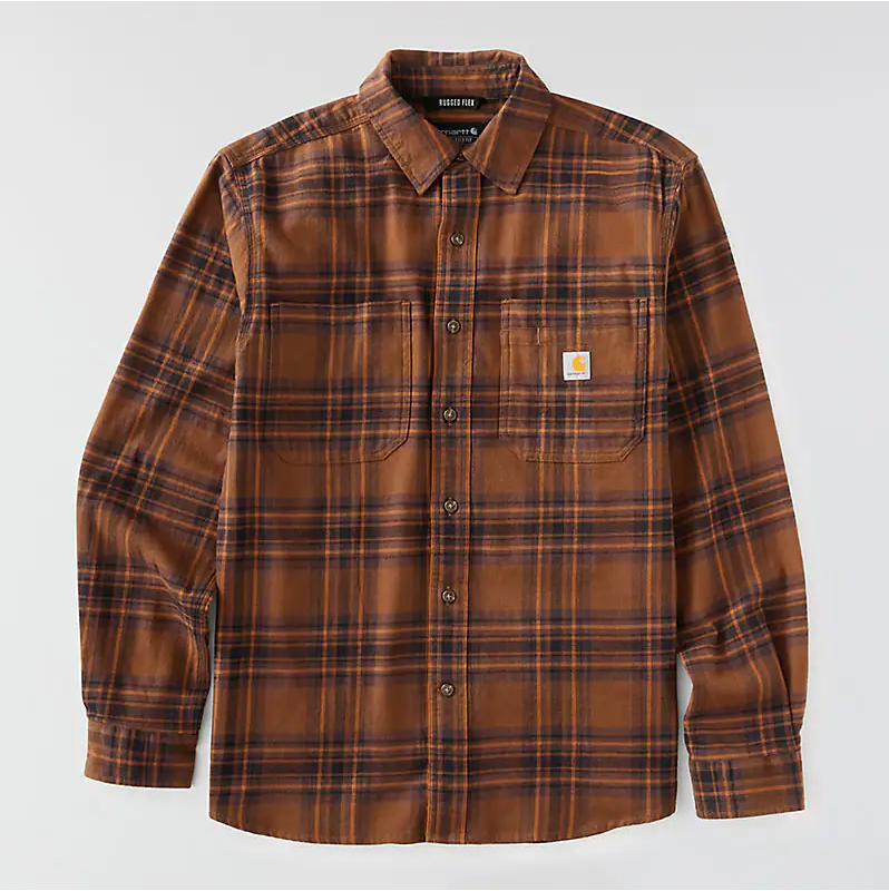 Hamilton Relaxed Long Sleeve Plaid Shirt - Red Duck