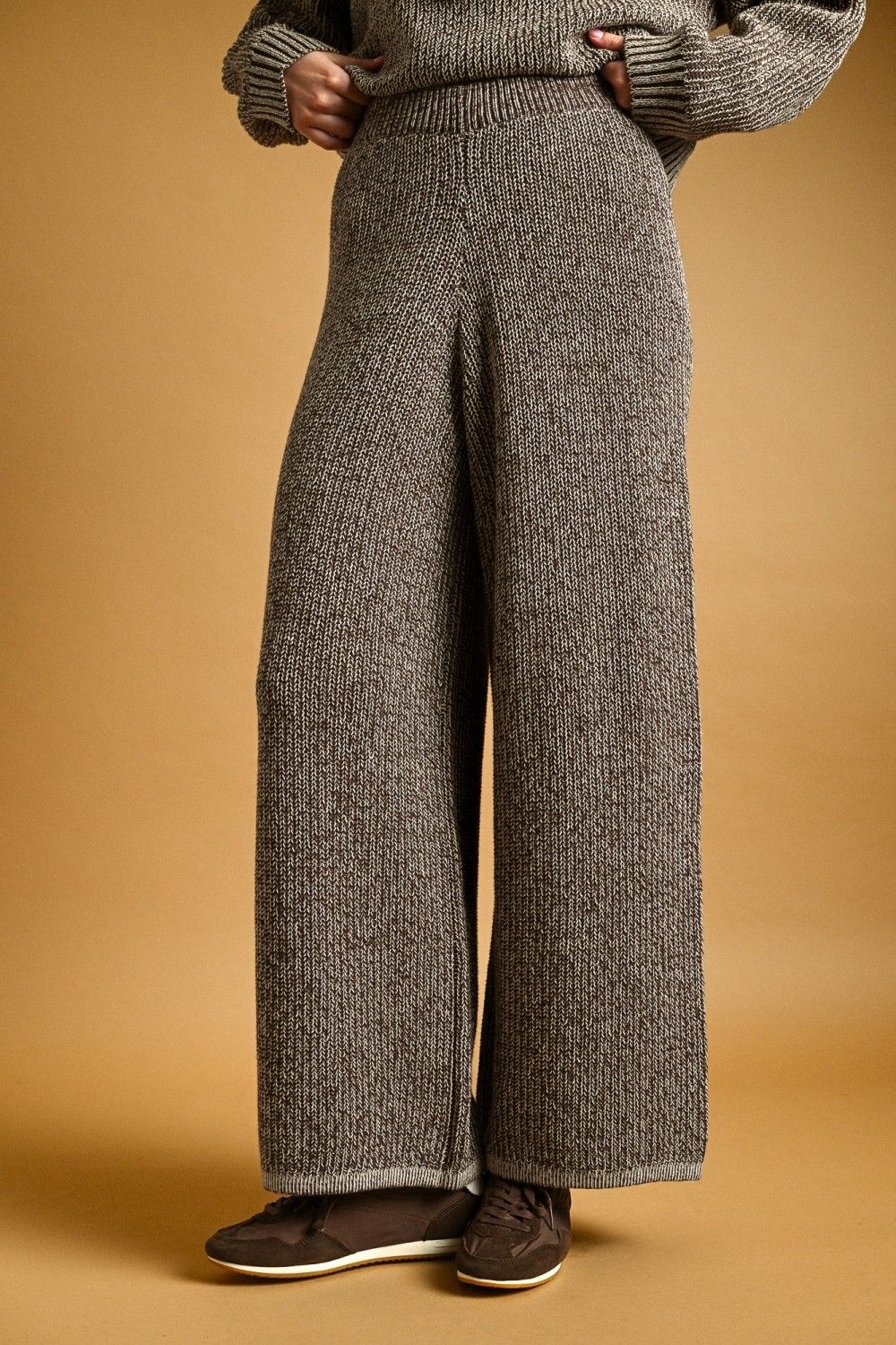 Stacy Lounge Knit Pants - Chocolate