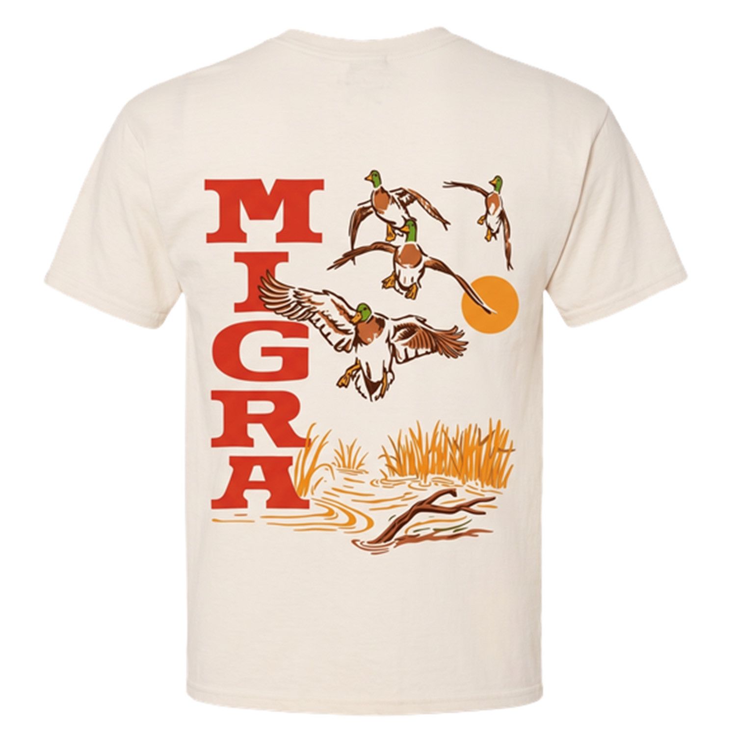 Migra Cupped Up Short Sleeve Pocket Tee - Cream