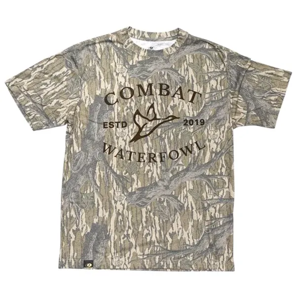 Chocolate Badge Mossy Oak Washed Out Tee - Treestand