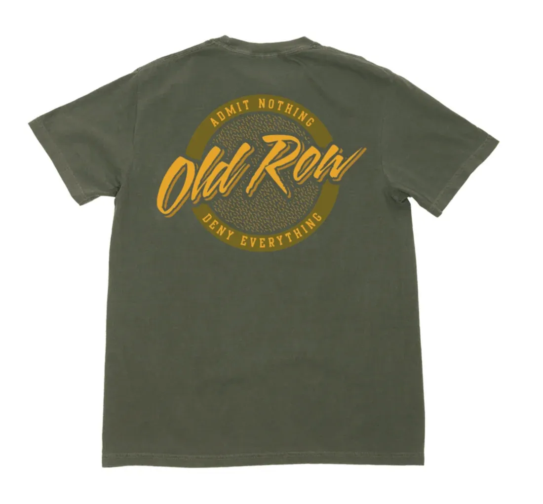 Circle Logo Pocket Short Sleeve Tee - Moss