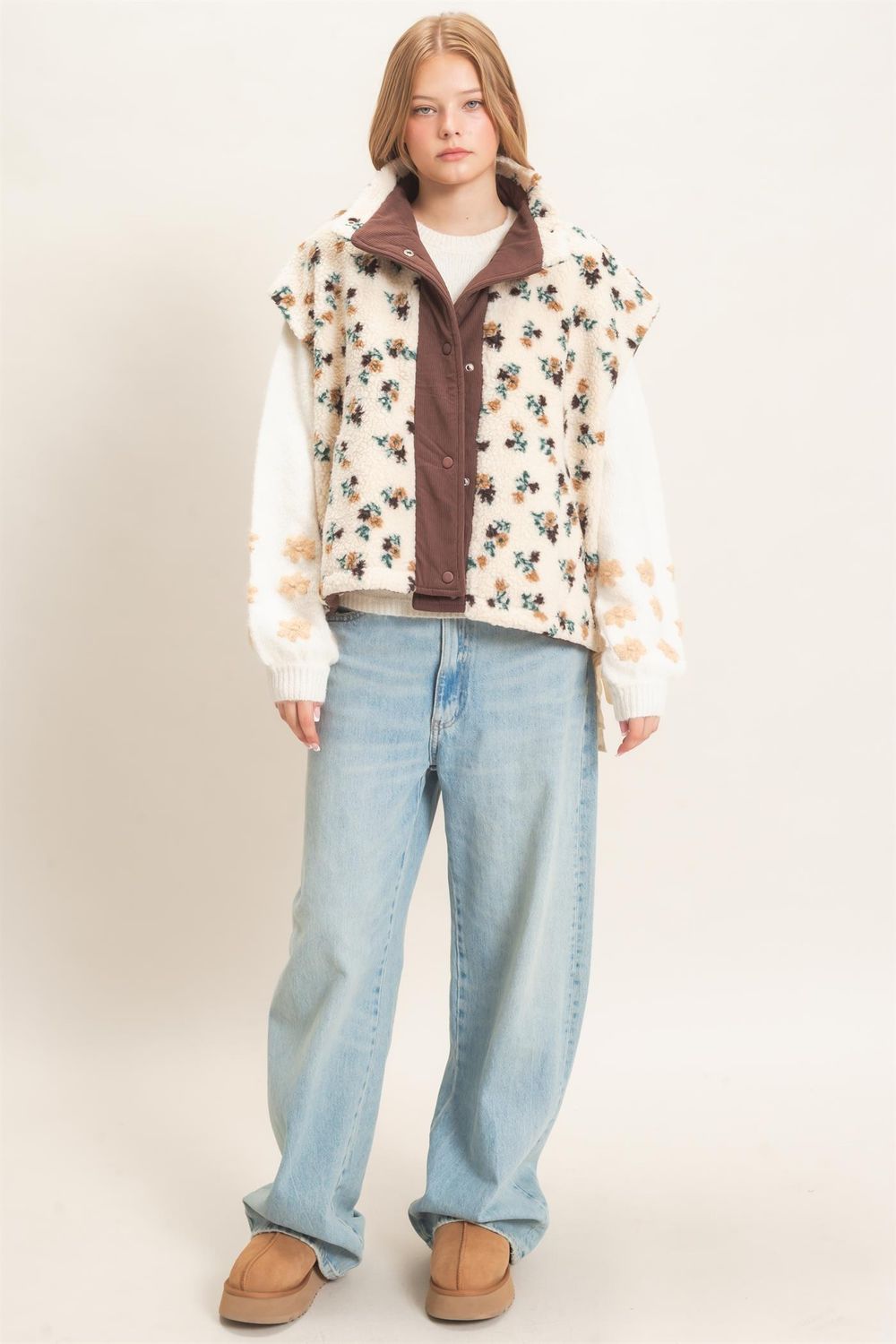 Casual Outing Vest - Brown