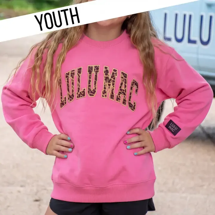 Kids Lulu Mac Sweatshirt - Bubblegum