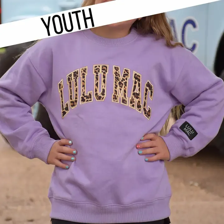 Kids Lulu Mac Sweatshirt - Lavender