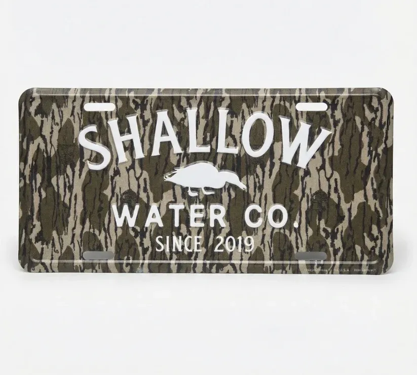 Logo License Plate - Mossy Oak Bottomland