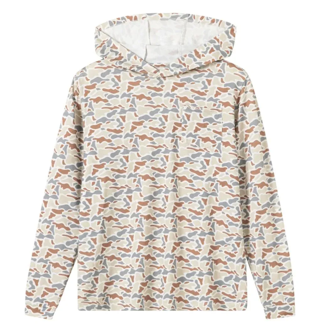 Youth Badlands Camo Lightweight Hoodie