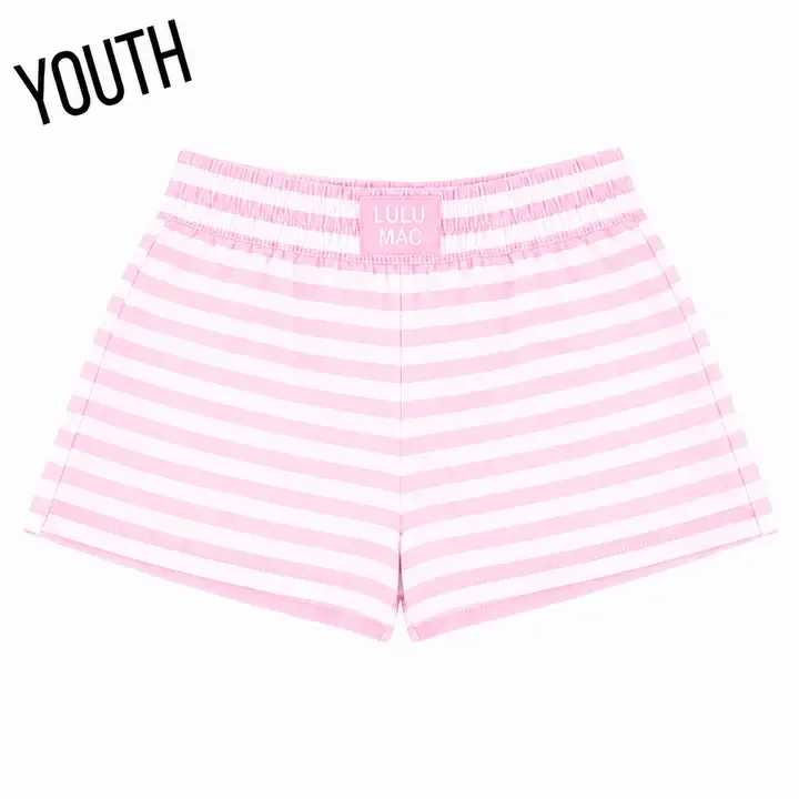 Lulu Mac Youth Monochrome Patch Short - Light Pink