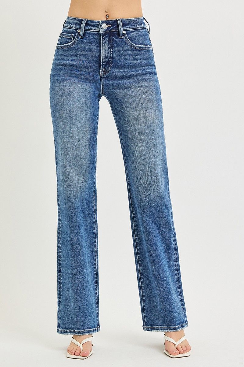 The Blair High Rise Straight Jeans - Medium