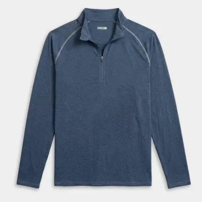 Navy Wander Quarter-Zip Pullover
