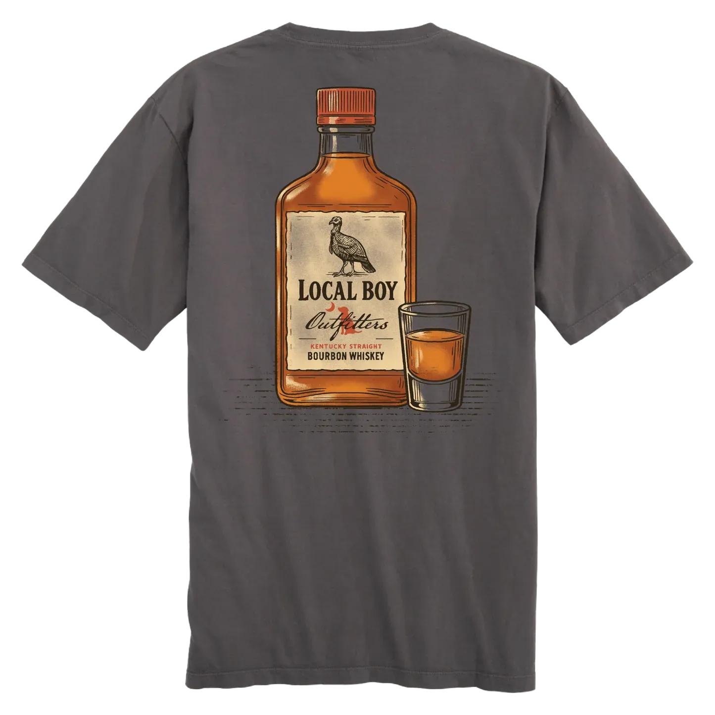 Bourbon Short Sleeve T-Shirt - Gray