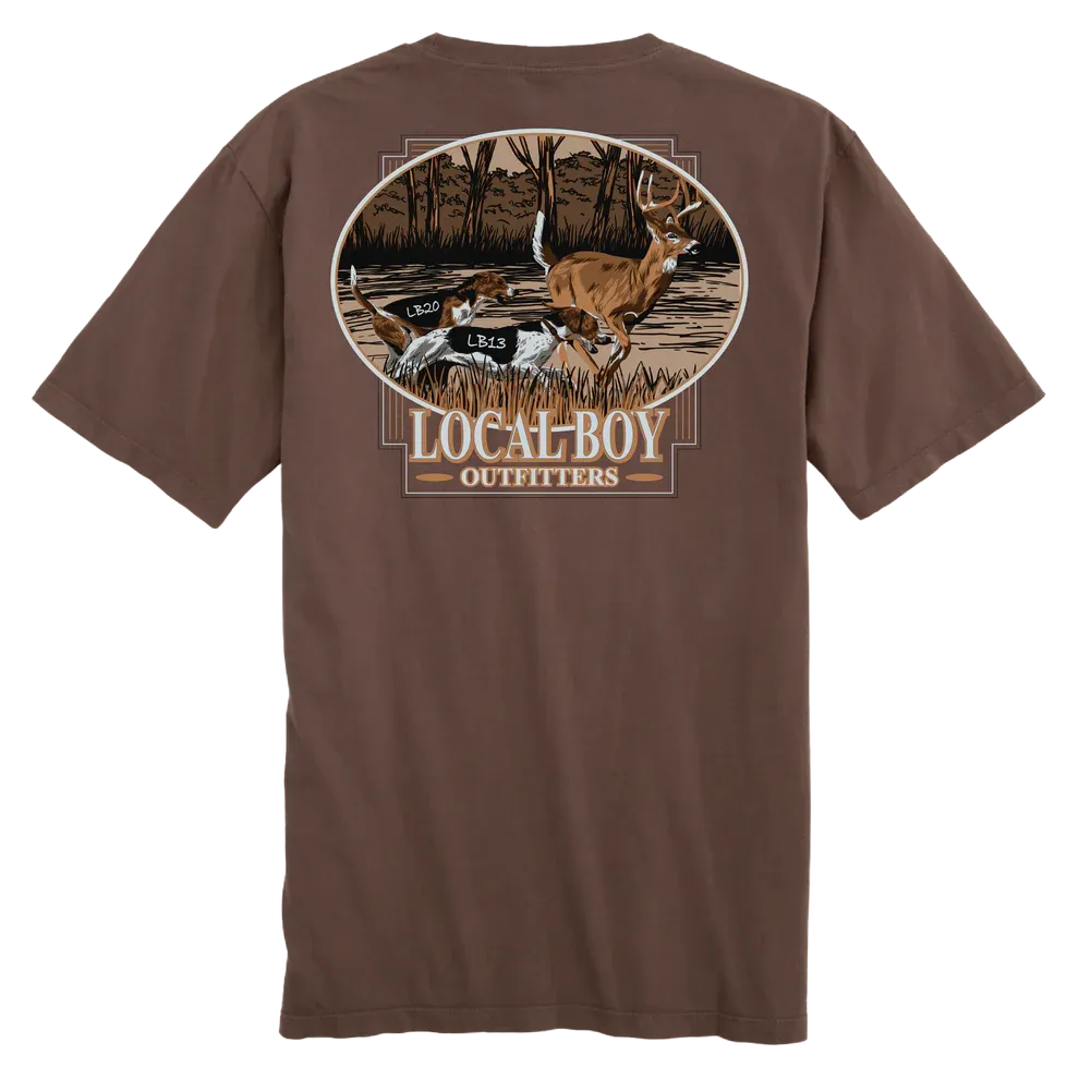 Deer Drive Short Sleeve T-Shirt - Espresso