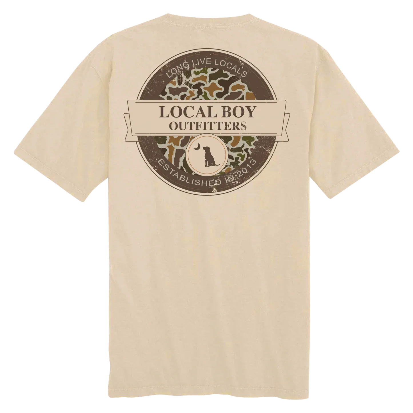 Vintage Sphere Short Sleeve T-Shirt - Latte
