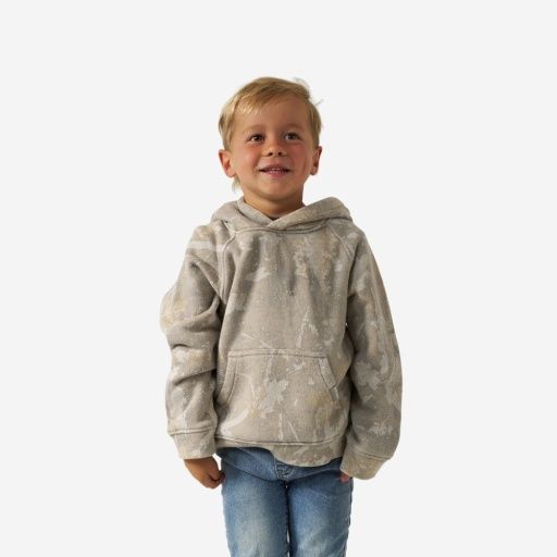 Youth Vintage Washed Hoodie - Drifter Camo, Size: 2T