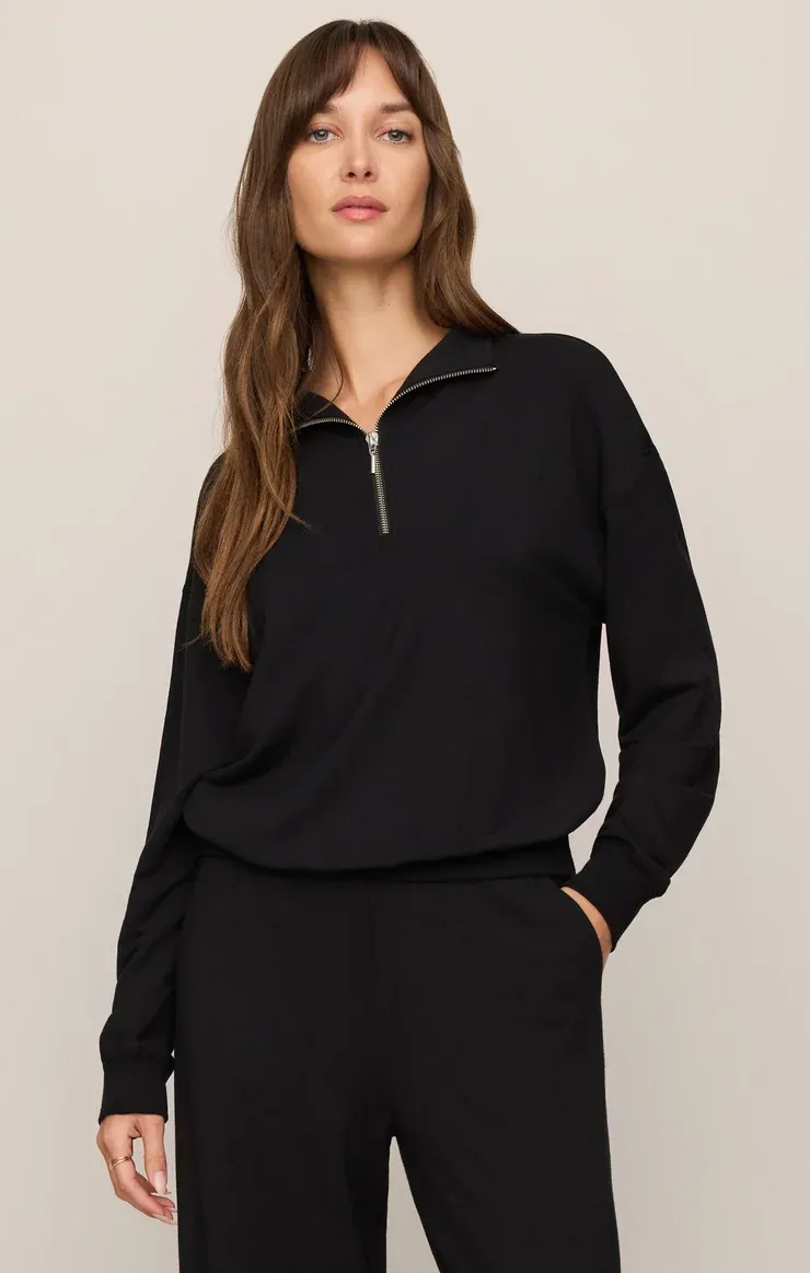 Gate Check Modal Sweatshirt - Black