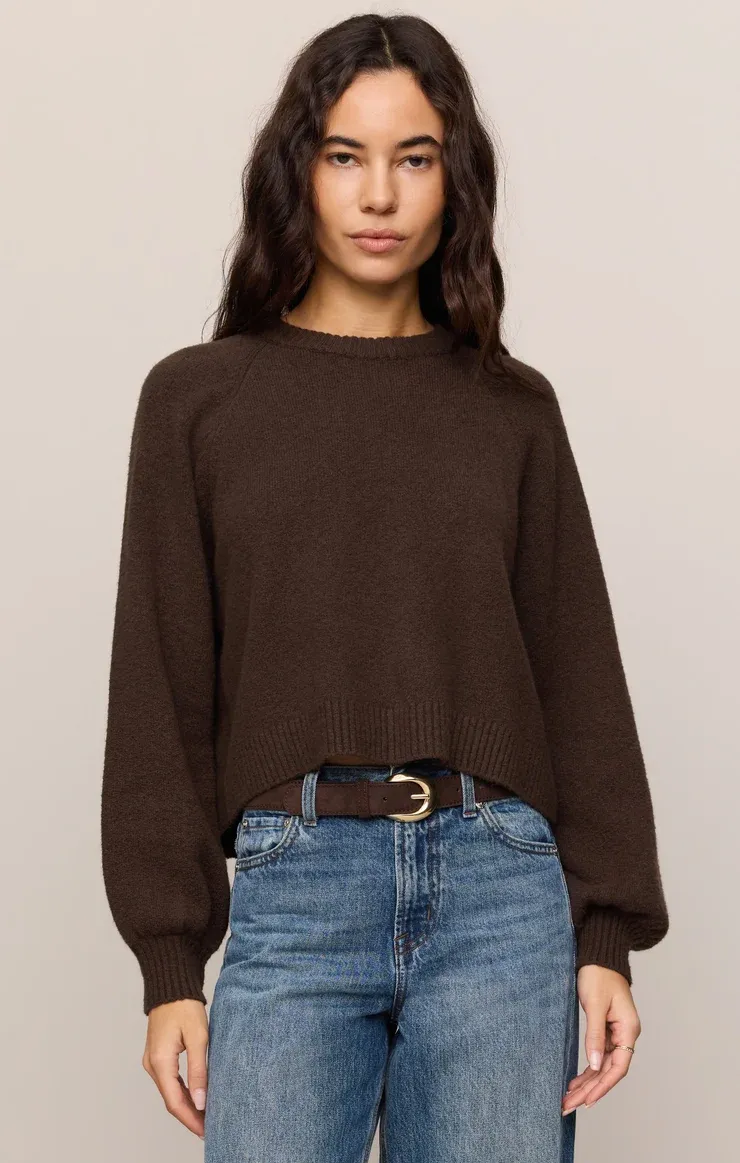 Coming Up Sweater - Dark Chocolate
