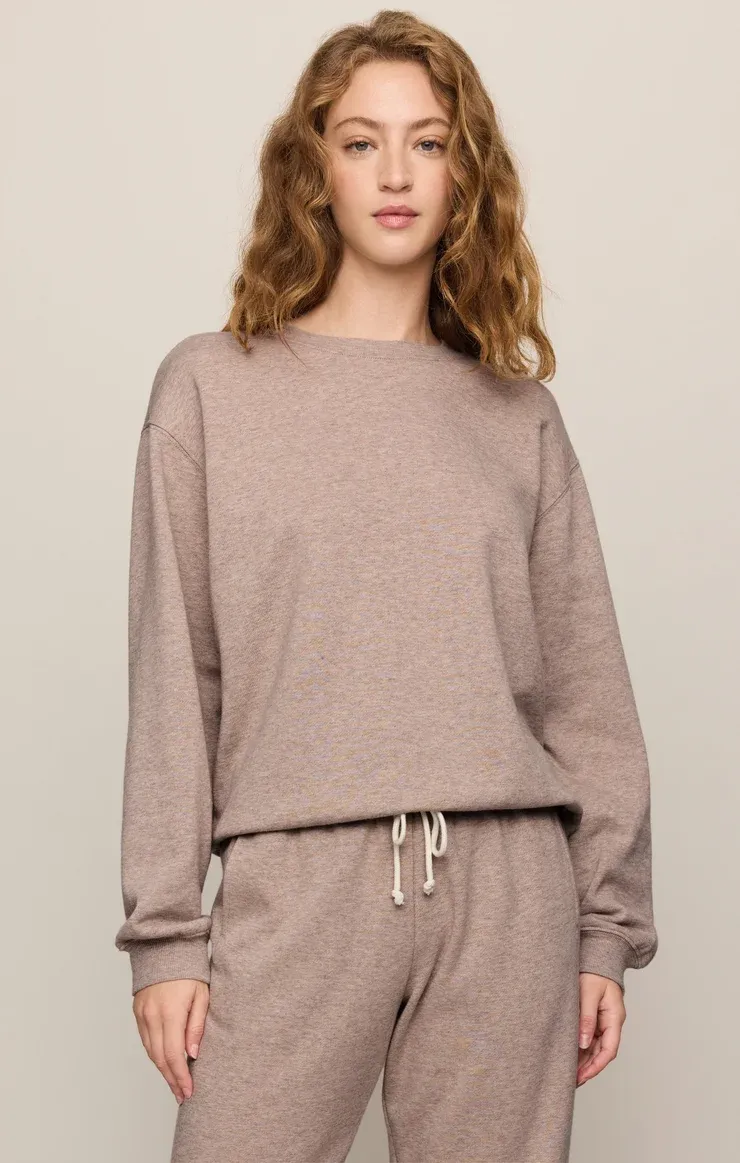 Boyfriend Sweatshirt - Heather Ash