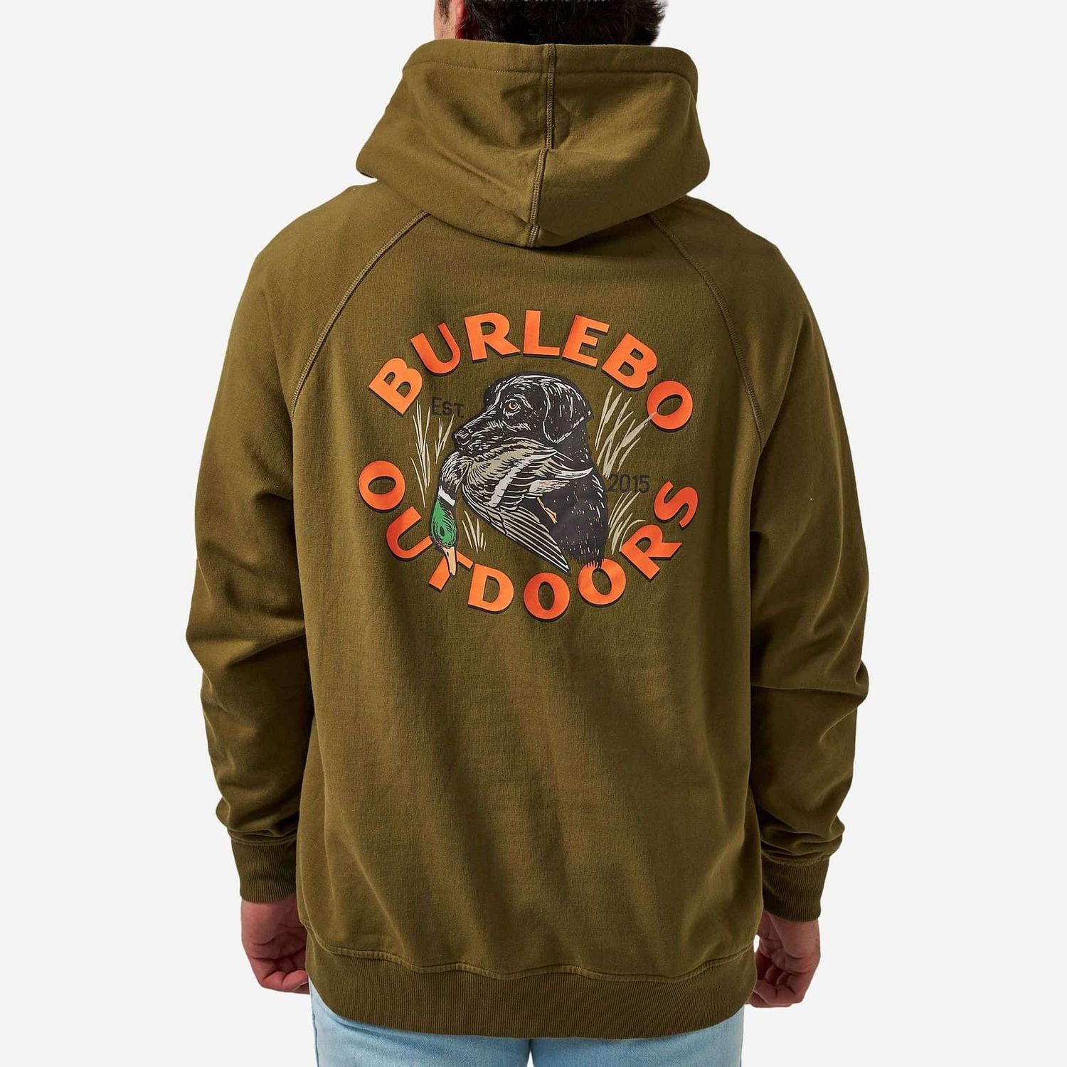 Fleece Hoodie - Duck Down - Hunter Green