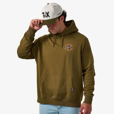 Fleece Hoodie - Duck Down - Hunter Green