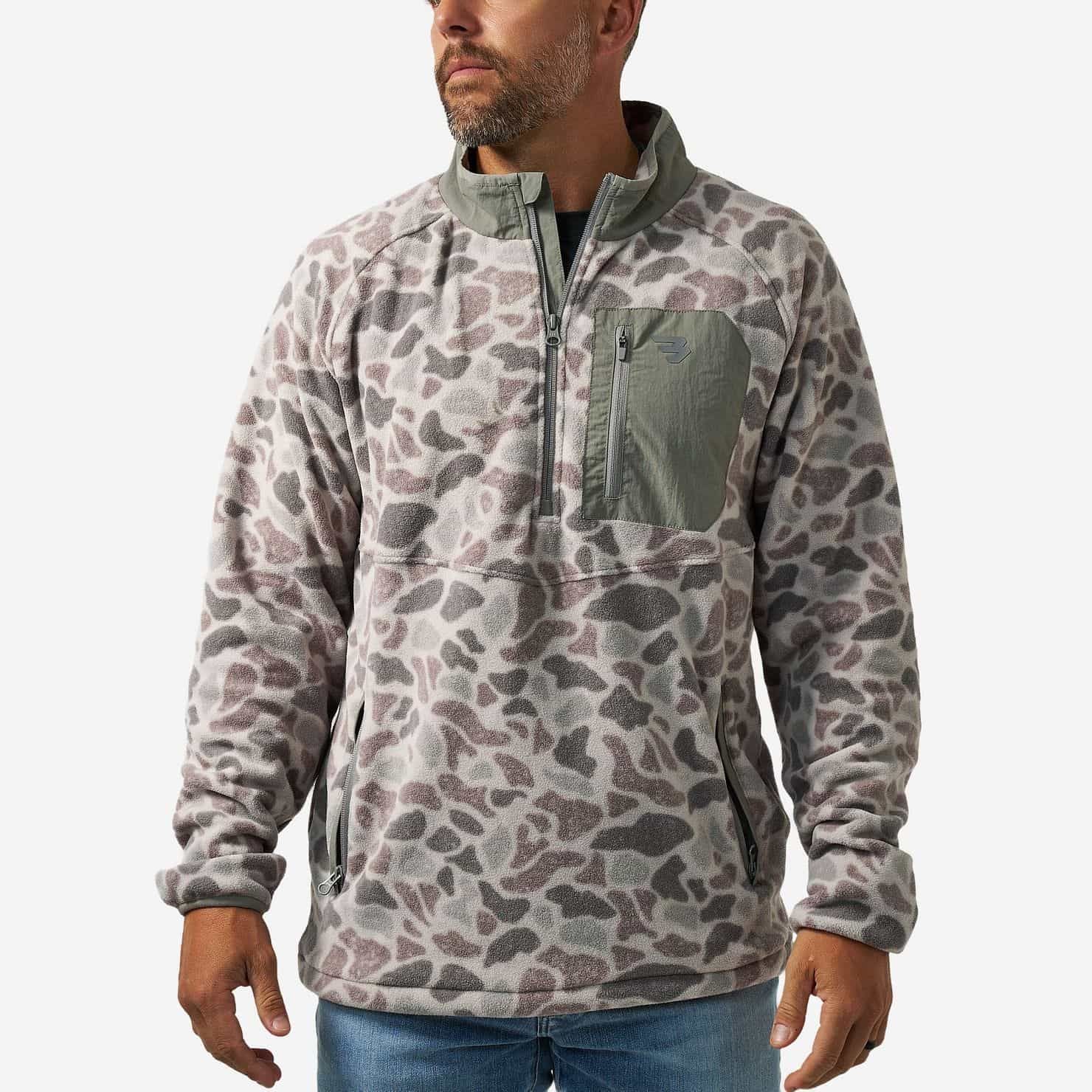 Micro Fleece Pullover - Classic Deer Camo