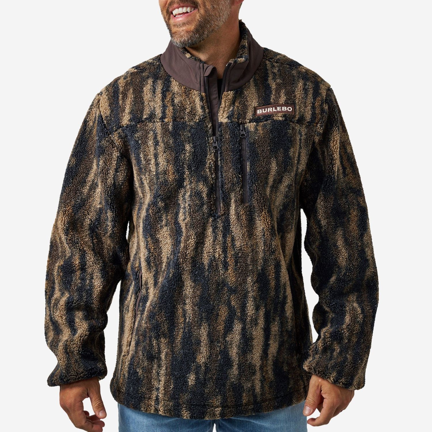 Sherpa Quarter Zip - Midland Camo