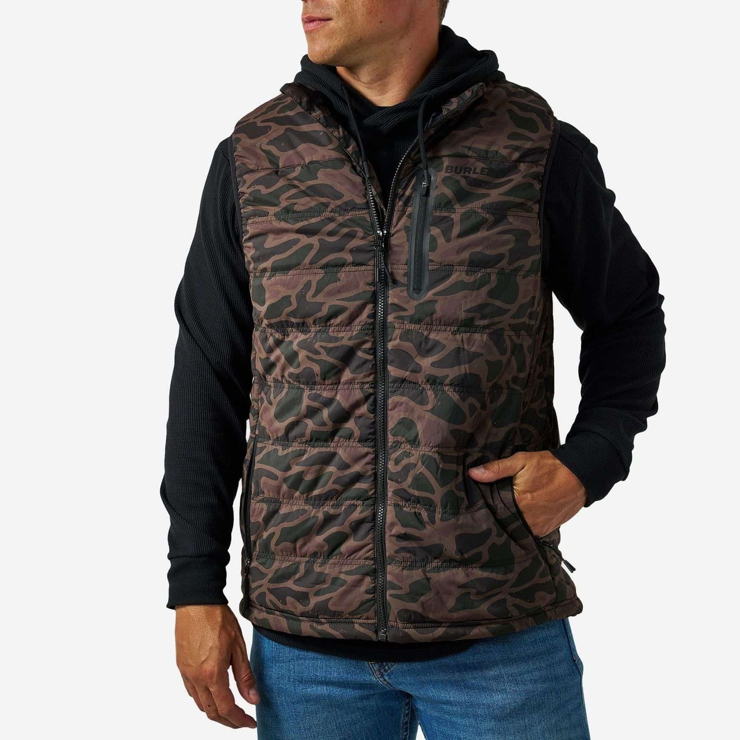 Puffer Vest - Bendita Camo