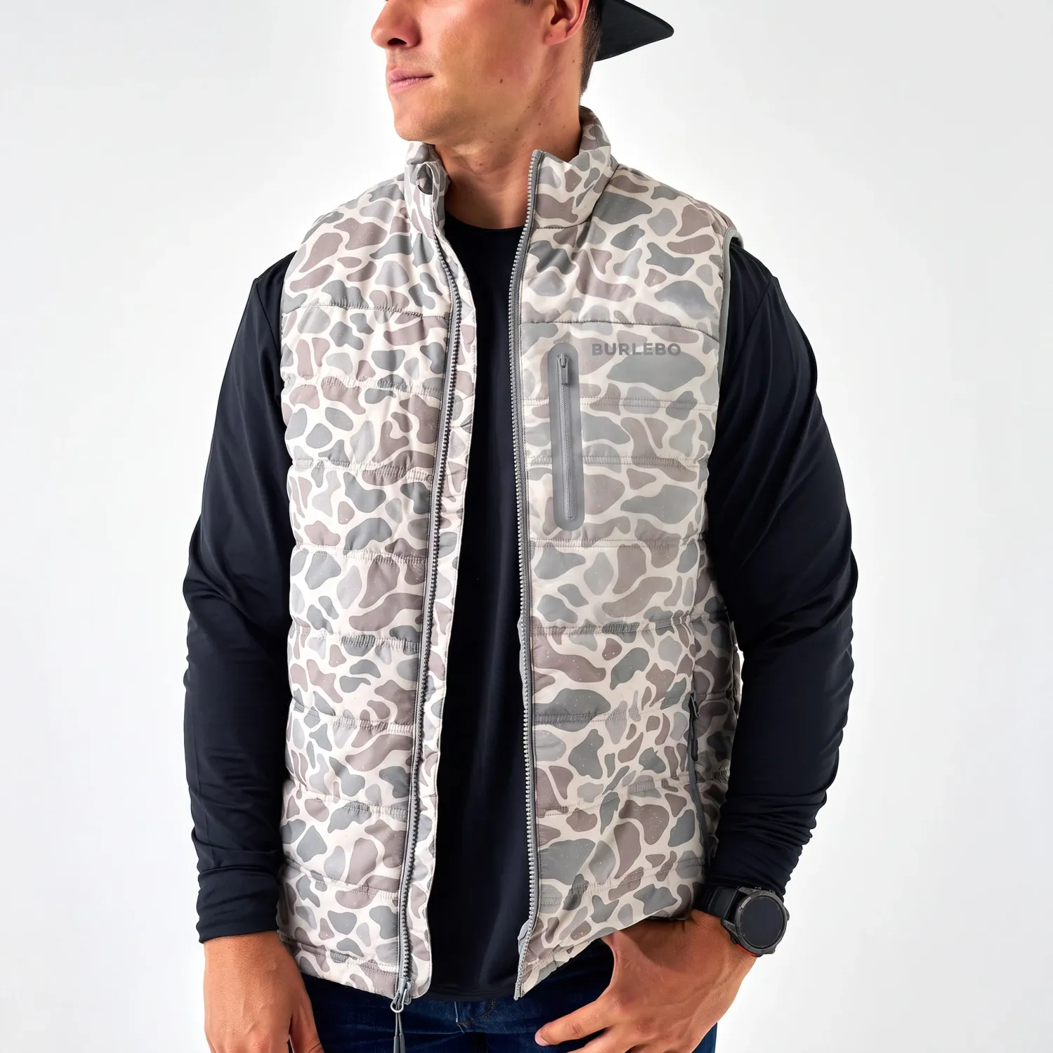 Puffer Vest - Classic Deer Camo