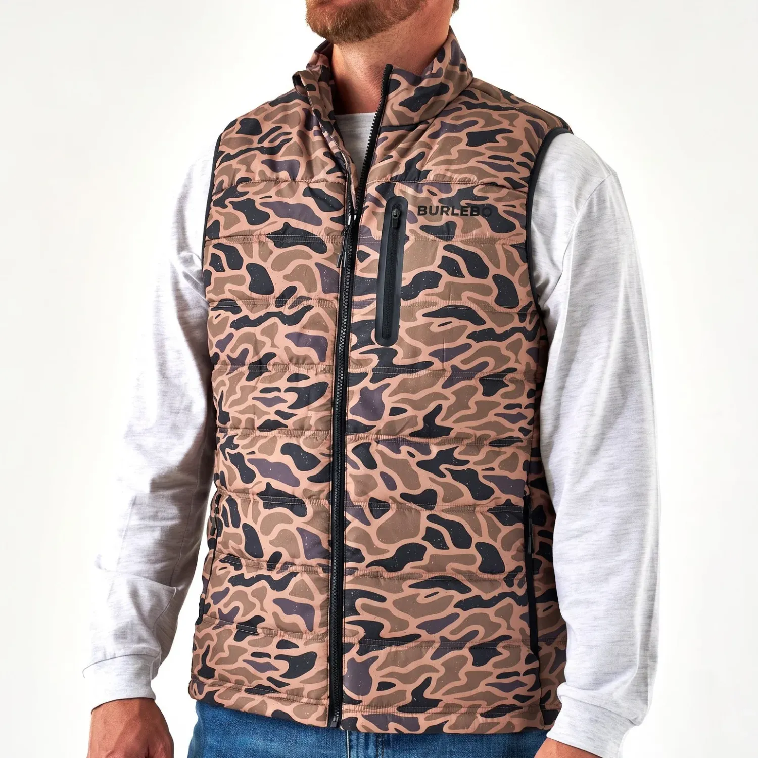 Puffer Vest - Guage Camo