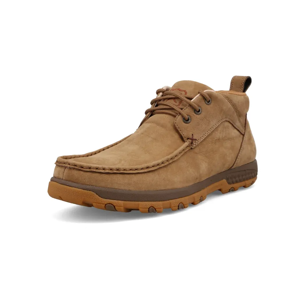 Men's Chukka Driving Moc Shoe - Camel