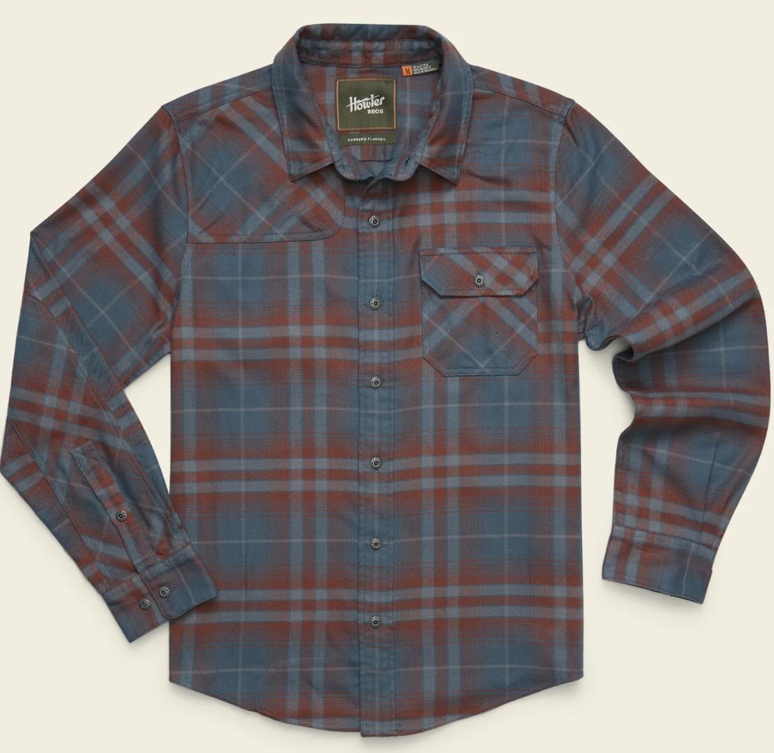 Harker's Flannel - Kempton Plaid - Dark Slate