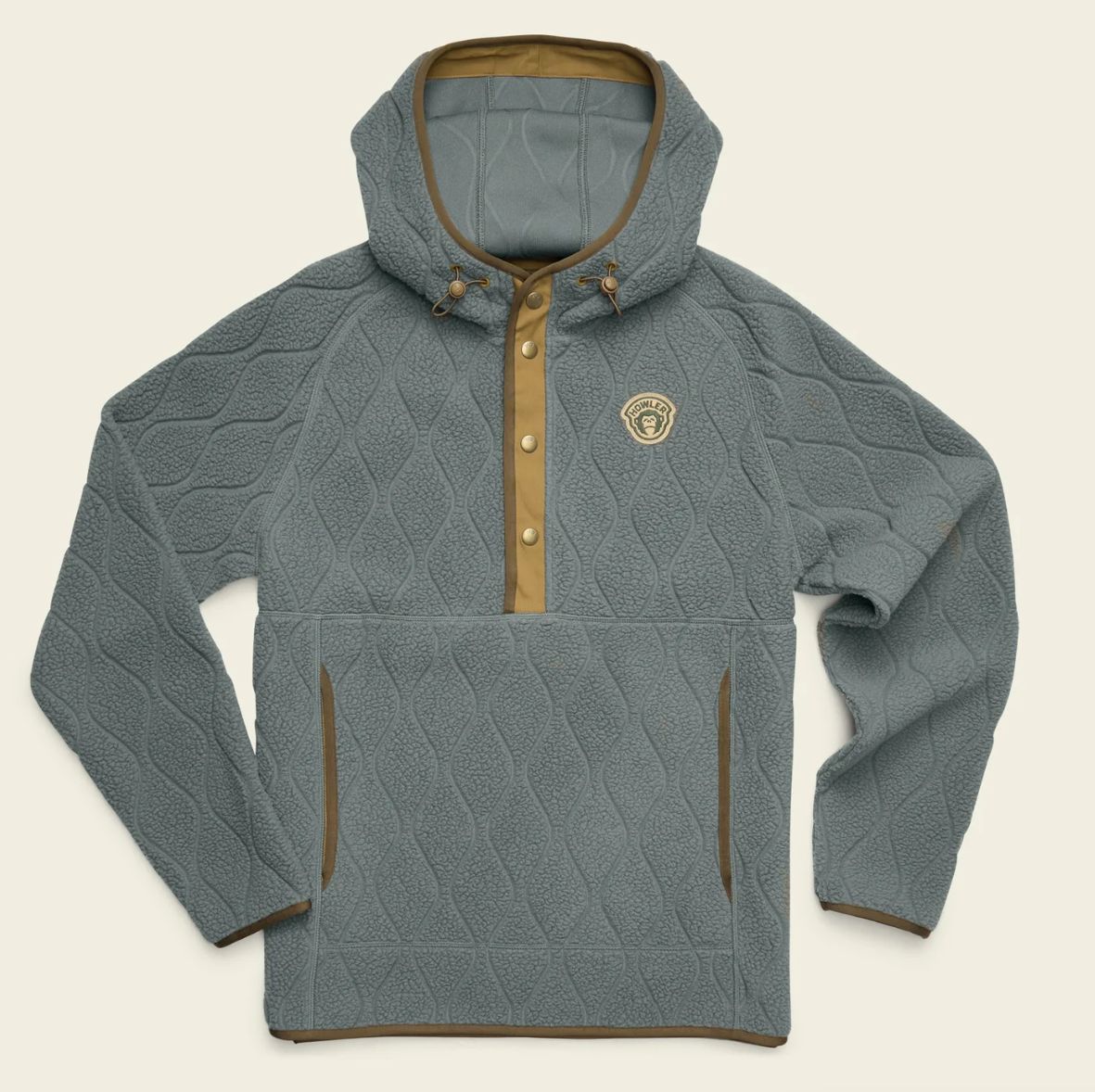 Chisos Hooded Pullover - Capillary Waves - Stormy Sea