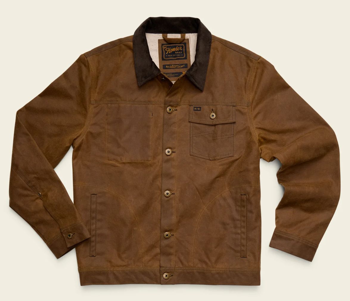 Waxed Depot Jacket - Camel