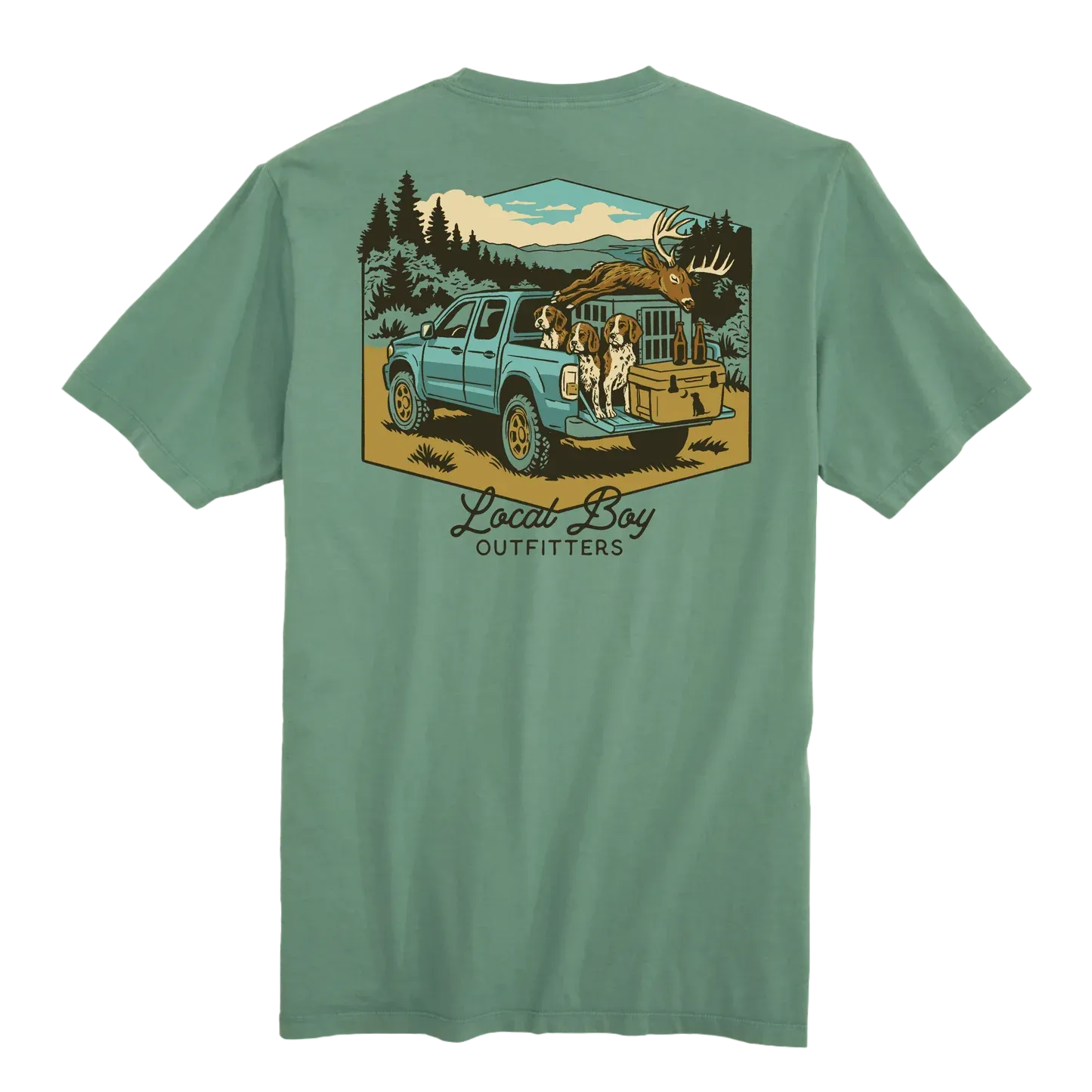 Heading Home Short Sleeve T-Shirt - Light Green
