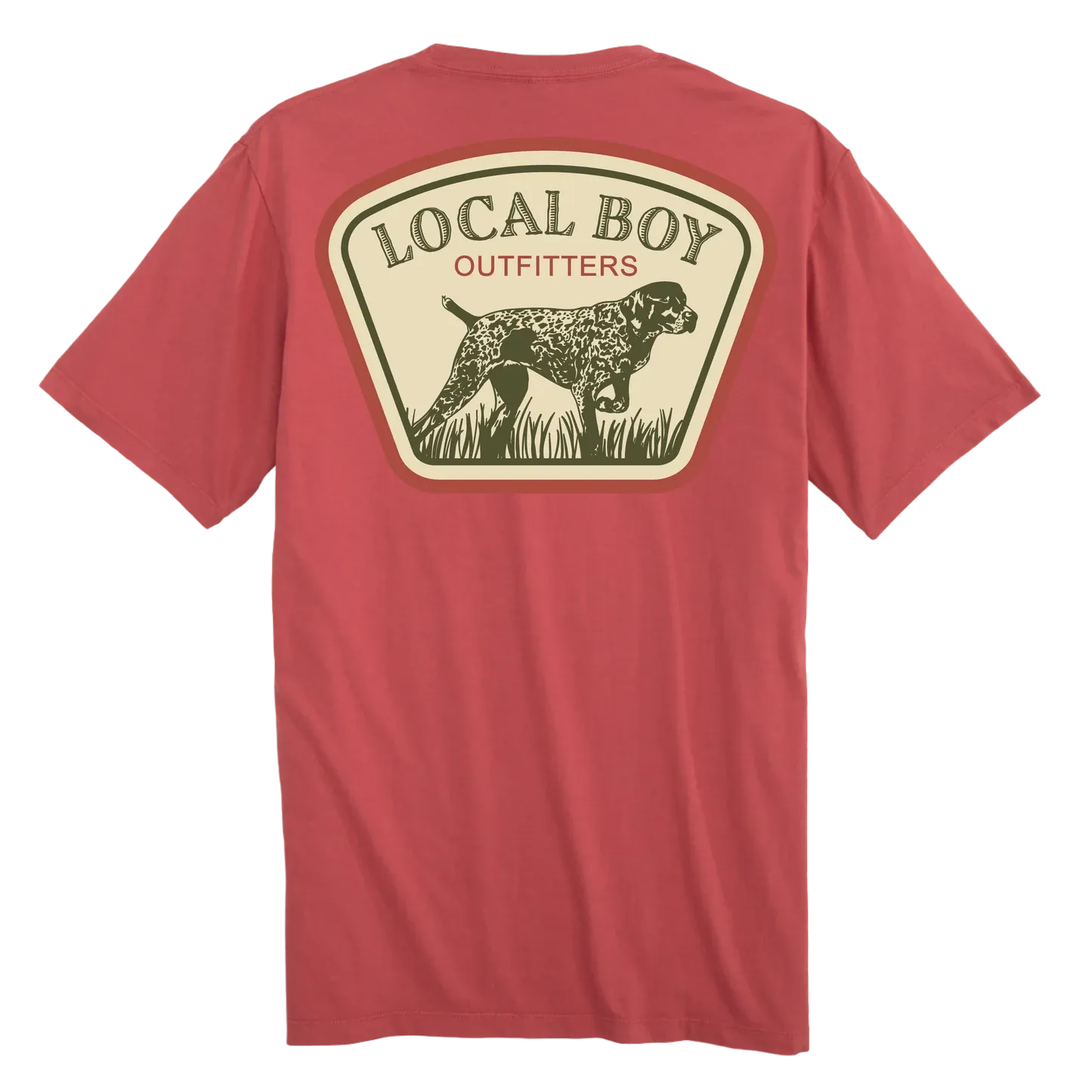GSP Badge Short Sleeve T-Shirt - Brick