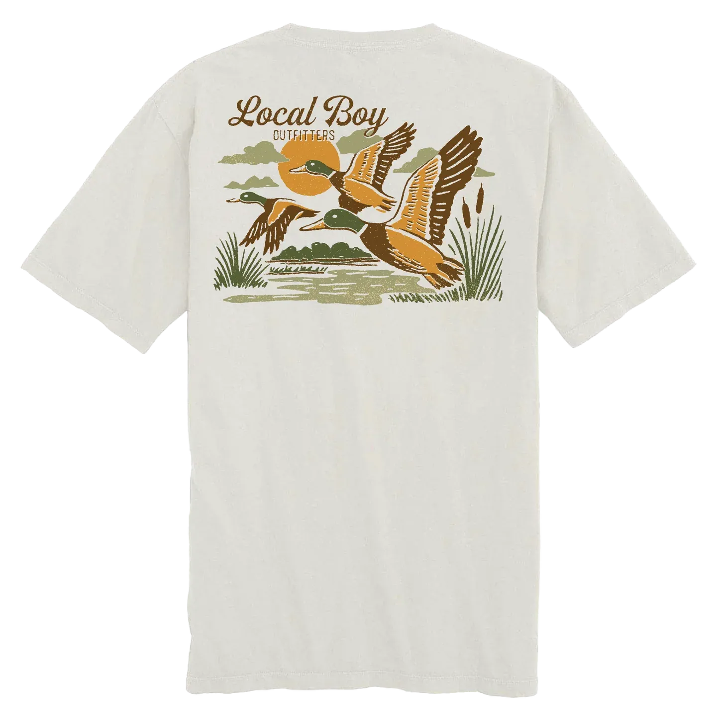 Mallard Trio Short Sleeve T-Shirt - Silver