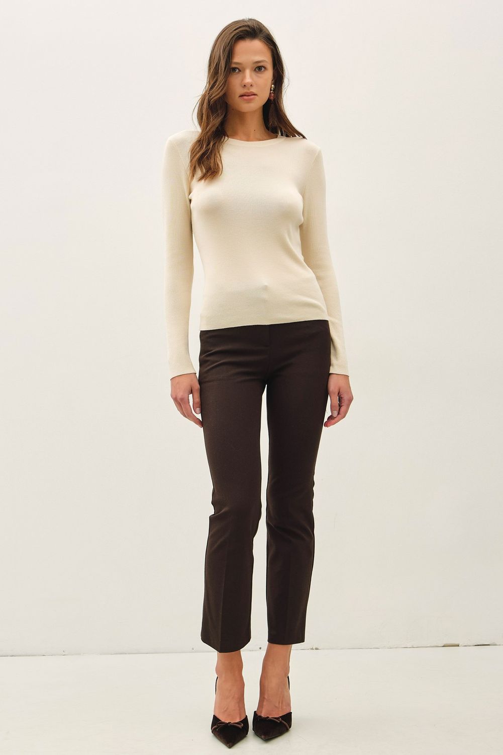 Simply Cozy Pullover Long Sleeves - Vanilla