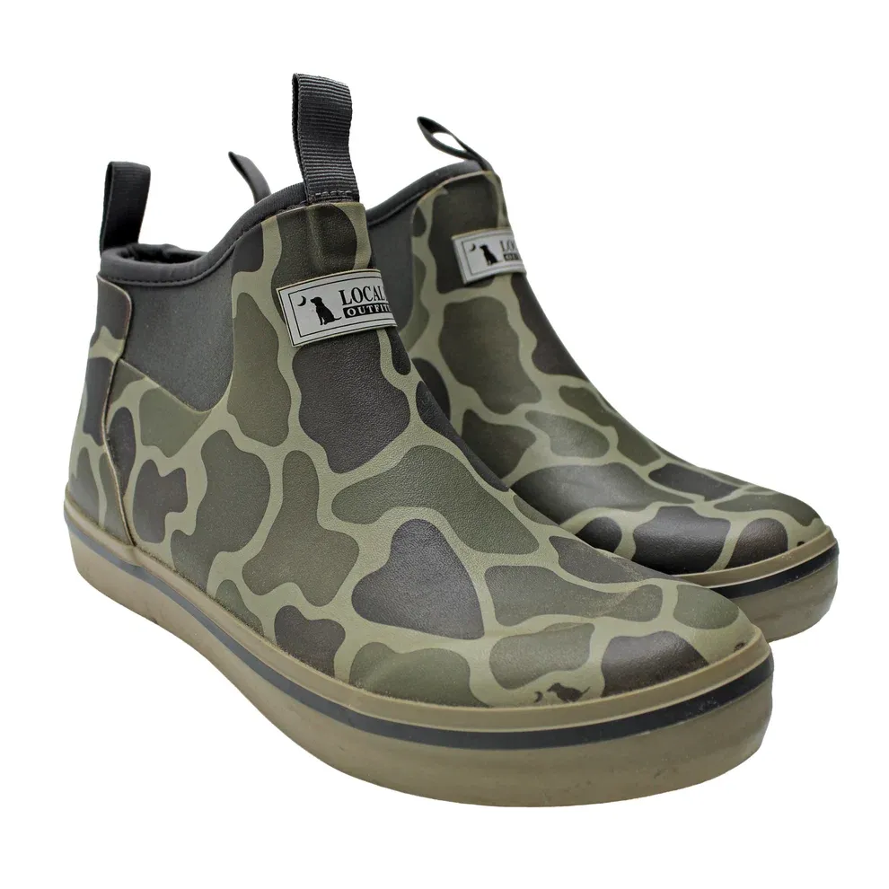 Rubber Deck Boot - Brush Camo