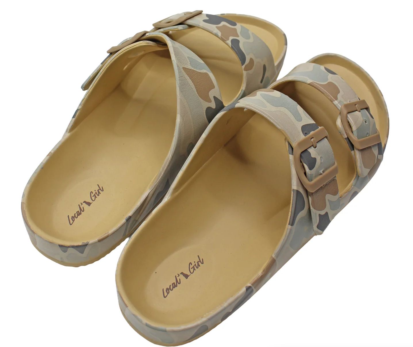 LG Rubber Slides - Forest Camo Flora