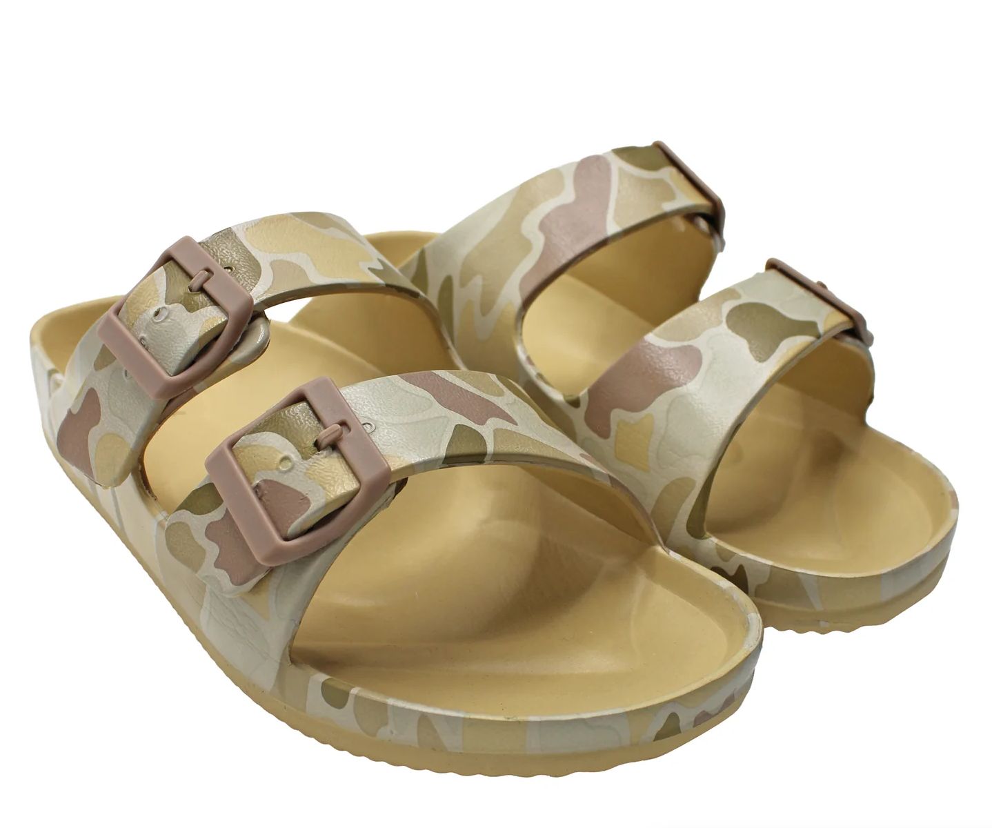 LG Rubber Slides - Forest Camo Desert